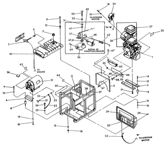Cradle Diagram and Parts List for 9807-2-MC  Briggs and Stratton Generator